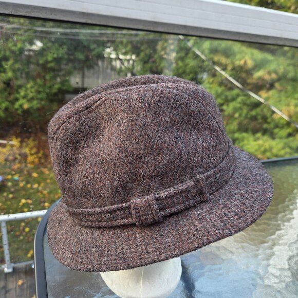 New Never worn Harris Tweed 100% Wool Stetson - Picture 2 of 8